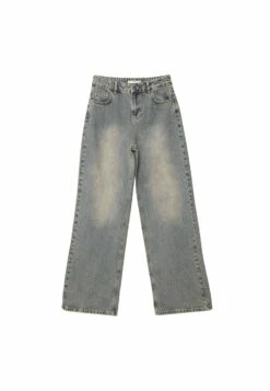 Stradivarius Baggy - Jean Flare - Dirty Denim -Stradivarius Soldes 955498e04de84d6a887b53105afcaa4e