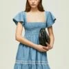 Pepe Jeans Adele - Robe En Jean - Blue -Stradivarius Soldes 979ddb98a8984205977f2241a94e8df6