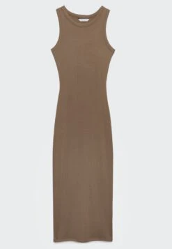 Stradivarius Midi - Robe Fourreau - Light Brown -Stradivarius Soldes 99eaa0acfbef482ba6fd7f8ea81e907a