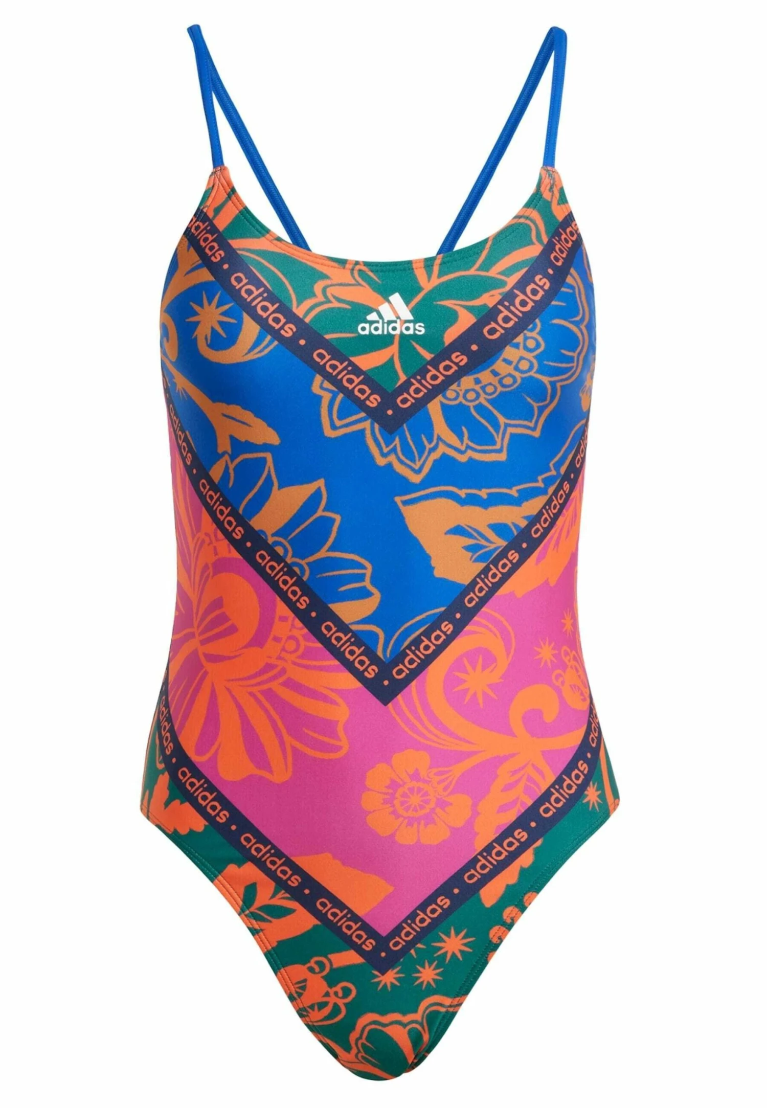 Adidas Sportswear X Farm Rio - Maillot De Bain - Night Indigo White 3 Adidas Sportswear X Farm Rio - Maillot De Bain - Night Indigo White