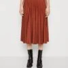 ESPRIT Plissee Skirt - Jupe Plissée - Rust Brown -Stradivarius Soldes 9aa0eed02cb24986a8b51806a37e26e3