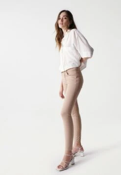 Secret Push In - Jeans Skinny - Beige -Stradivarius Soldes 9b5dd788ed87470d847920f7ed748561