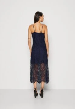 Yastammie Strap Midi Dress - Robe De Soirée - Evening Blue -Stradivarius Soldes a008dd564c8d4972bb700e6dc3296a0f