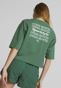 Puma Team Grafik - T-Shirt Imprimé - Vine