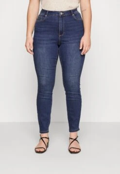 Vero Moda Curve Jeans Skinny - Dark Blue Denim
