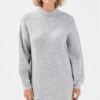 Mit Stehkragen - Robe Pull - Gris Clair -Stradivarius Soldes a68be42e211944d1842aa950ea88a64e