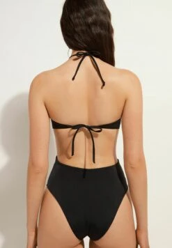 Calzedonia La Rochelle - Maillot De Bain - Schwarz Black -Stradivarius Soldes a753604c938b45dba60de9496777a975