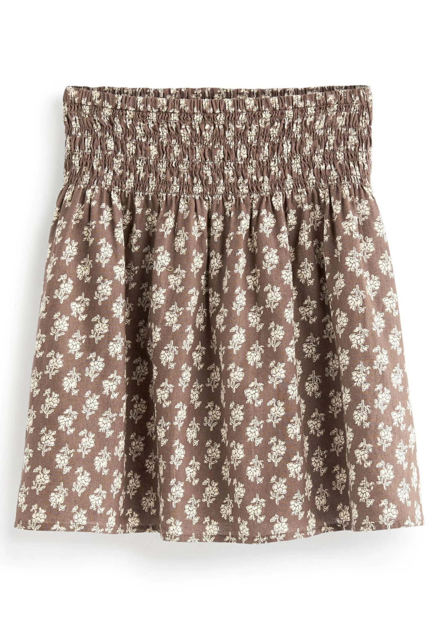 Next Mix Standard - Jupe Trapèze - Brown Floral 7 Next Mix Standard - Jupe Trapèze - Brown Floral – Image 5