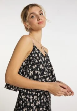 Dreimaster Zitha - Robe Longue - Schwarz Rosa 10 Dreimaster Zitha - Robe Longue - Schwarz Rosa -Stradivarius Soldes a7a7256545954dc2af6471a076269bbf