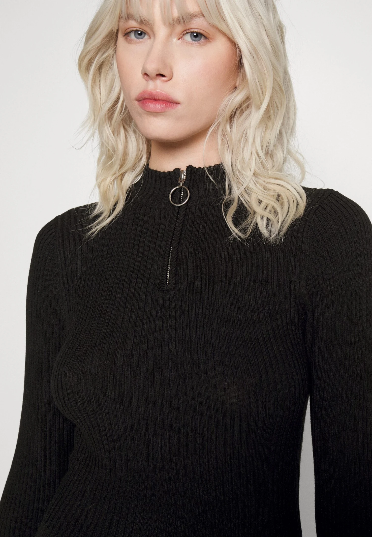 ONLY Onldee L/S Zip Cc - Robe Pull - Black 8 ONLY Onldee L/S Zip Cc - Robe Pull - Black – Image 6