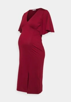 Robe En Jersey - Dark Red -Stradivarius Soldes a93fd5b6016840539e95e3a1841b14de