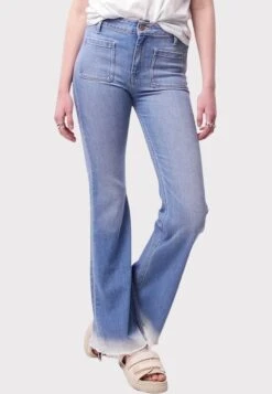 TEDDY SMITH Flare - Jean Flare - Fripp Indigo Clair
