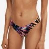 Desigual Tropical Bikini Bottoms - Bas De Bikini - Black
