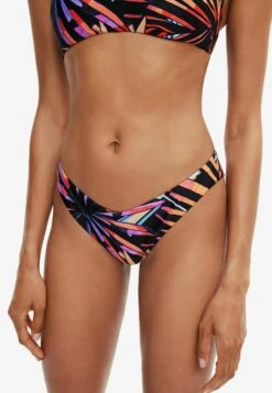 Desigual Tropical Bikini Bottoms - Bas De Bikini - Black