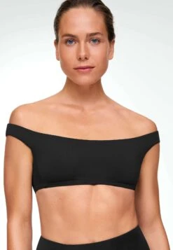 Oysho Off Shoulder - Haut De Bikini - Black