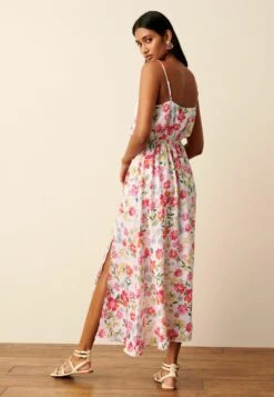 Next Standard - Robe De Jour - White Floral -Stradivarius Soldes ac1ef9deba944e46a7b8affc2720ef88