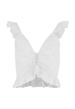 Guess Sl Arielle Floral Eyelet - Blouse - Wit -Stradivarius Soldes ac36897f5fa14d9e9ac4650fbe8f6ef7