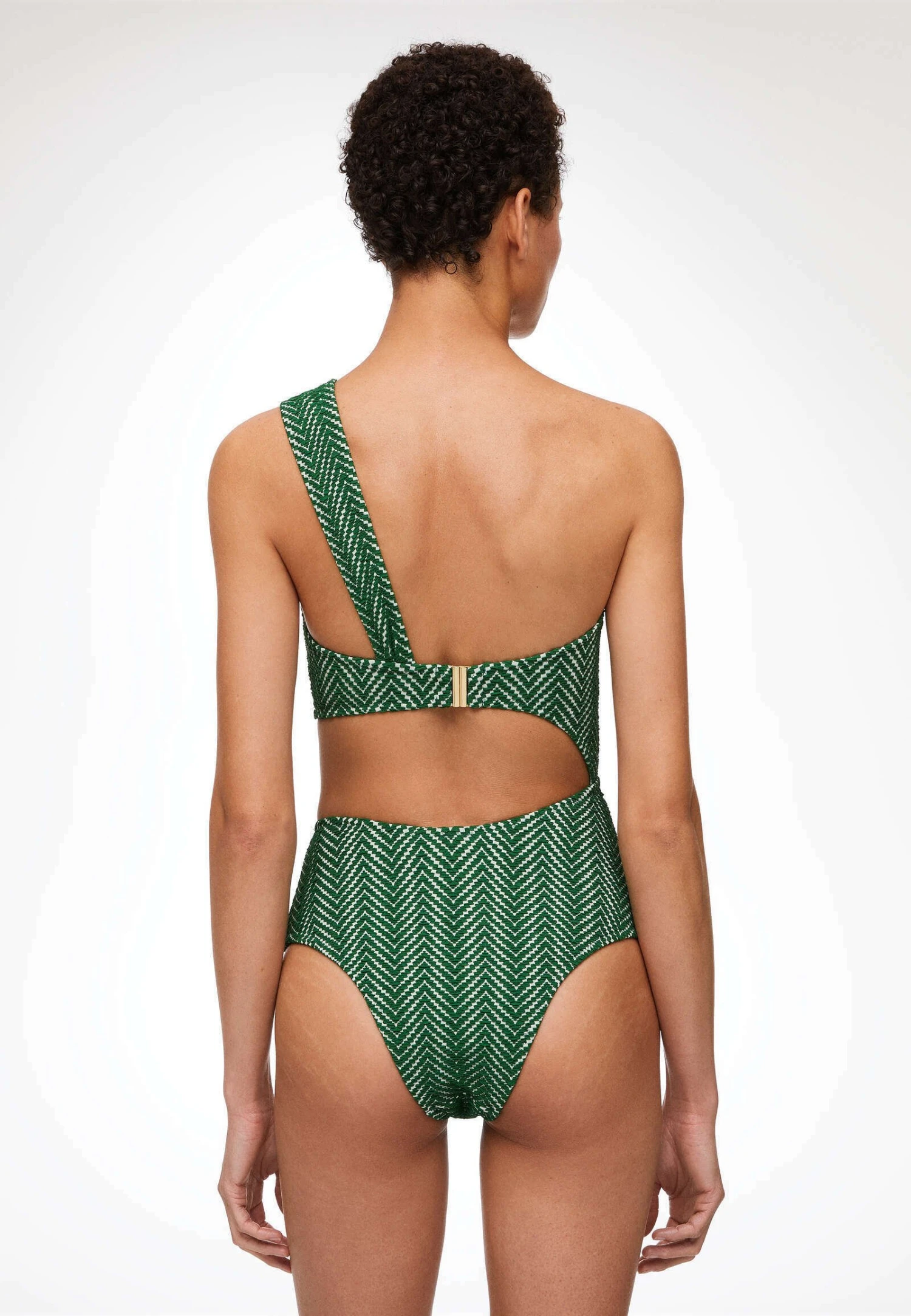 Oysho Asymmetric - Maillot De Bain - Neon Green 5 Oysho Asymmetric - Maillot De Bain - Neon Green – Image 3