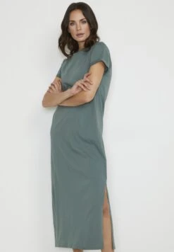 Kaffe Kacelina - Robe Longue - Balsam Green