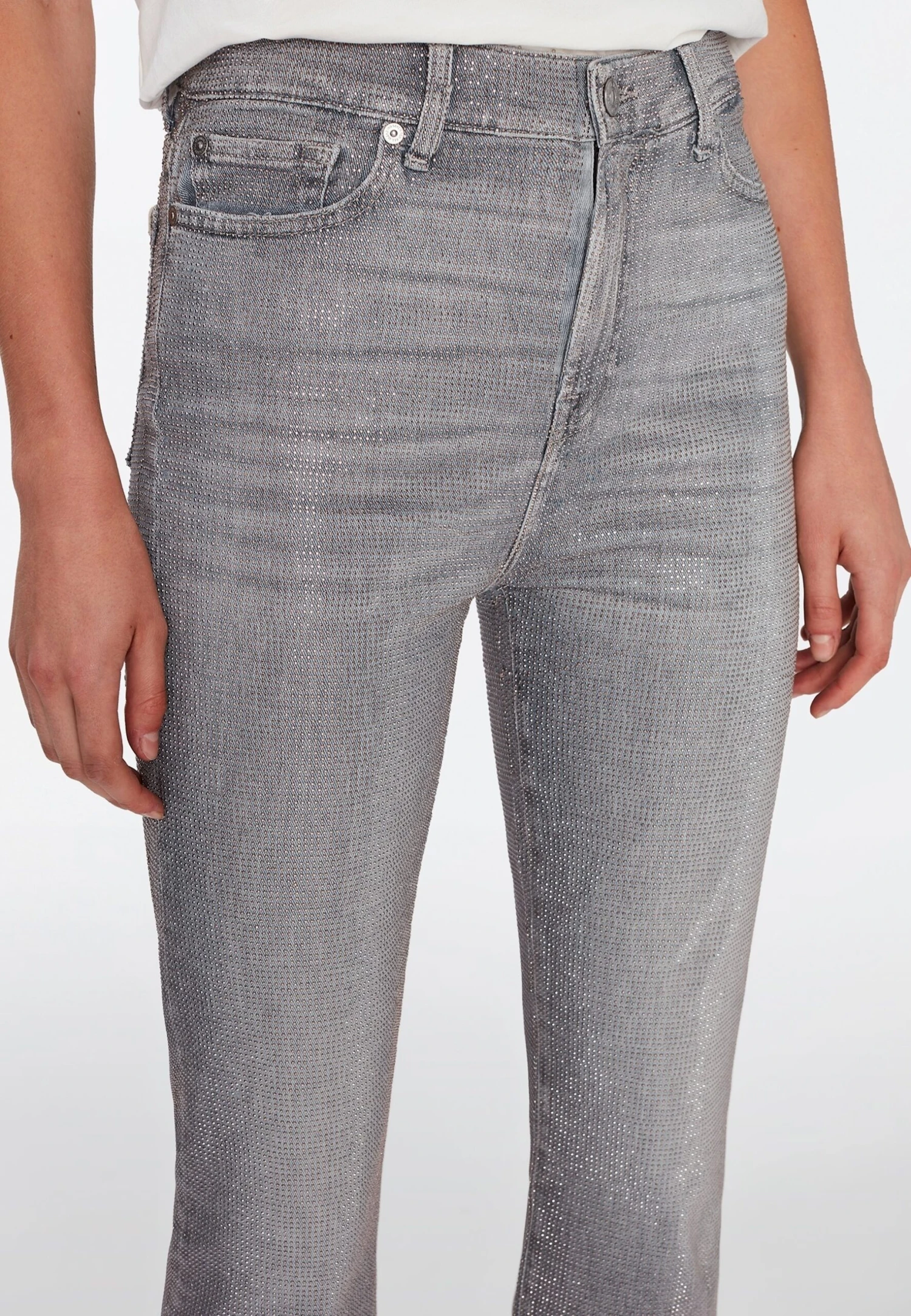 7 For All Mankind Kick - Jean Bootcut - Grey 6 7 For All Mankind Kick - Jean Bootcut - Grey – Image 4