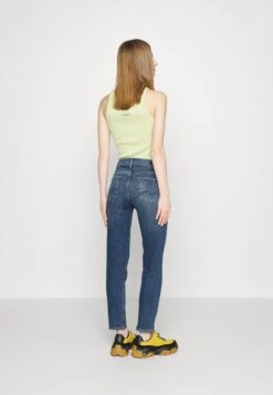 7 For All Mankind Roxanne - Jeans Skinny - Dark Blue -Stradivarius Soldes aeffcdb35324455f964abf77aef2affe