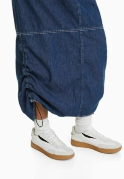 BERSHKA Parachute - Jupe En Jean - Dark Blue -Stradivarius Soldes af68d17bf9924715b87b966d23f1a6d6