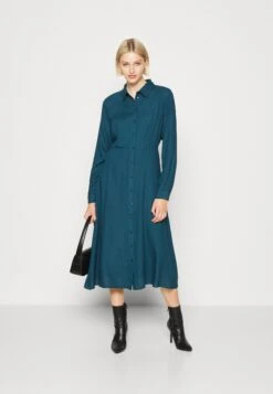 Pieces Pcnova Midi Dress - Robe Chemise - Reflecting Pond -Stradivarius Soldes af9e52855d1b496e8c7febfeac88619d