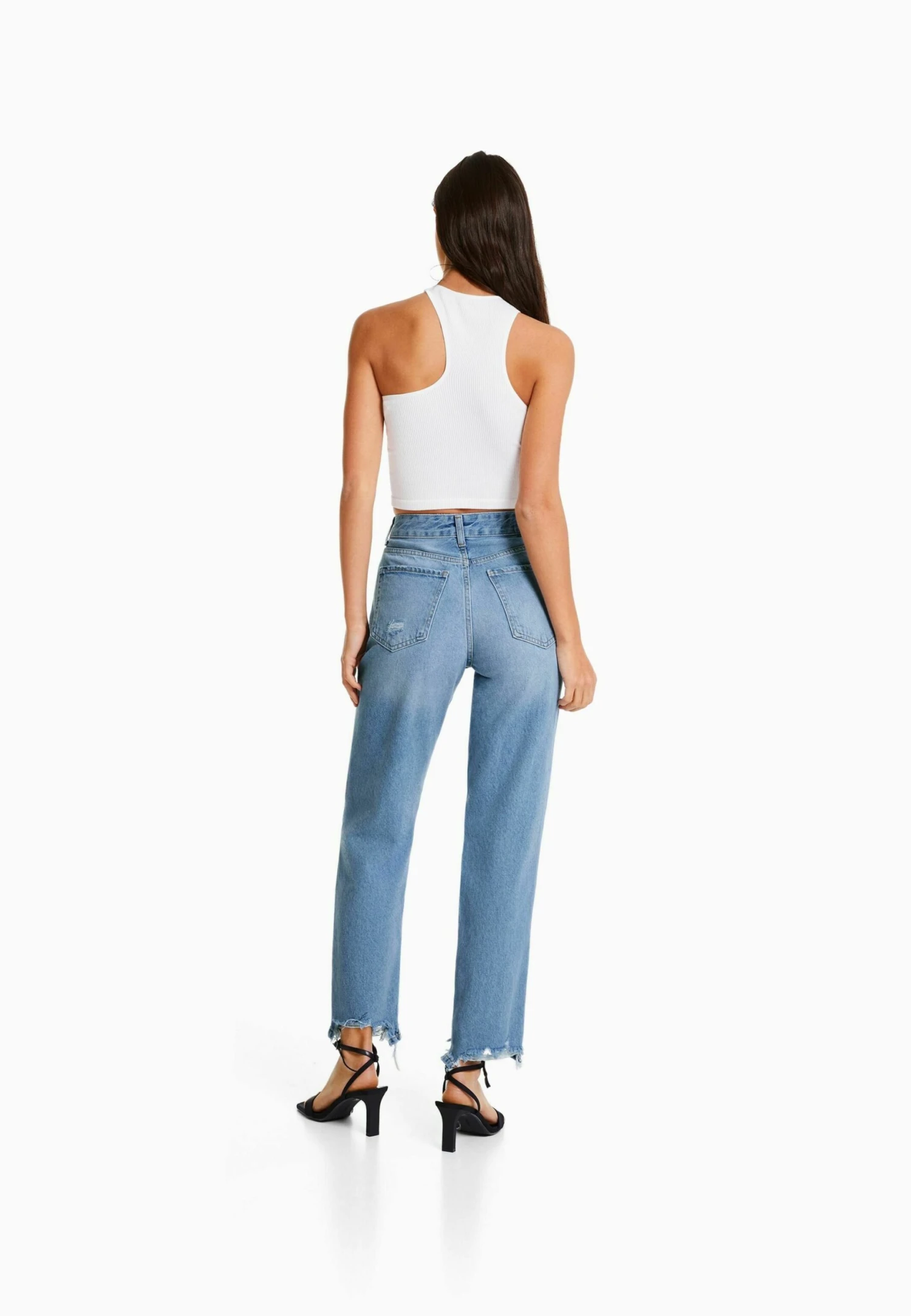 BERSHKA Jean Boyfriend - Lightblue Denim 4 BERSHKA Jean Boyfriend - Lightblue Denim – Image 2