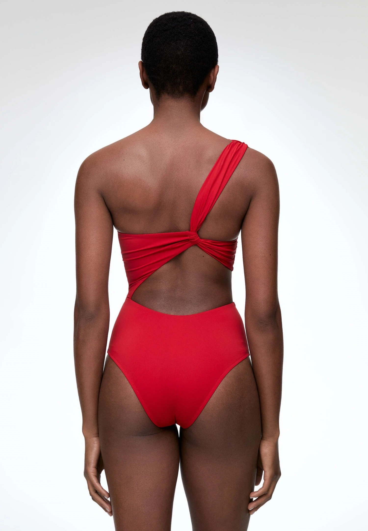 Oysho Floral Asymmetric - Maillot De Bain - Red 5 Oysho Floral Asymmetric - Maillot De Bain - Red – Image 3