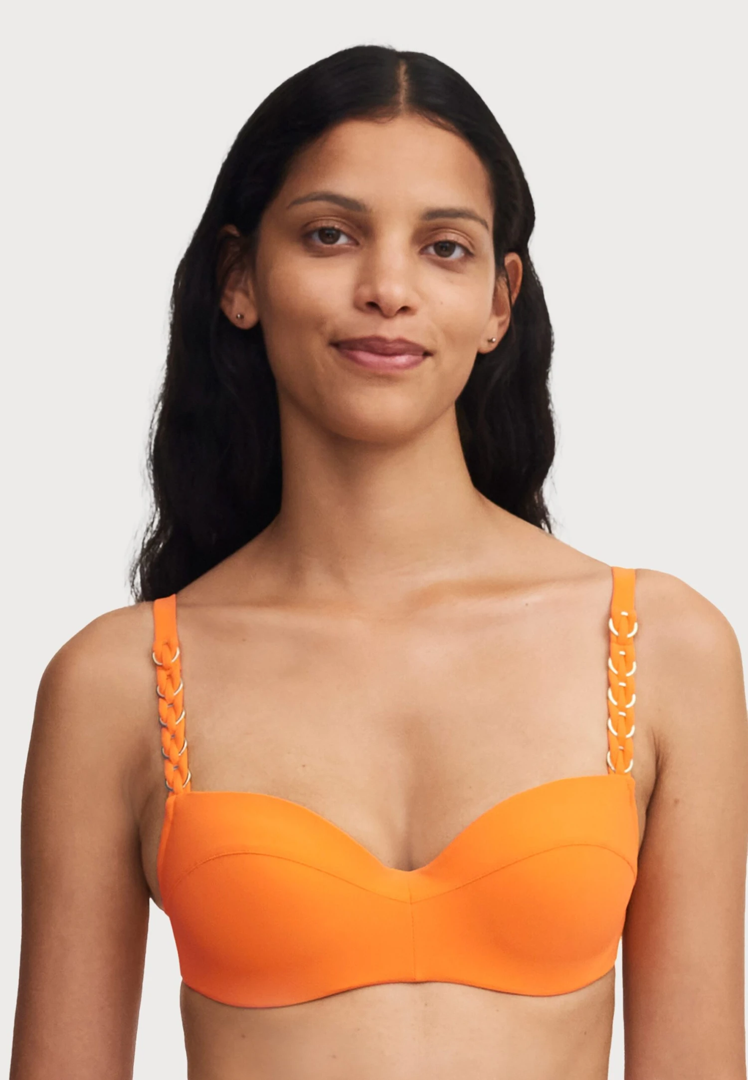 Chantelle Emblem Half Cup Memory Bra - Haut De Bikini - Orange 3 Chantelle Emblem Half Cup Memory Bra - Haut De Bikini - Orange