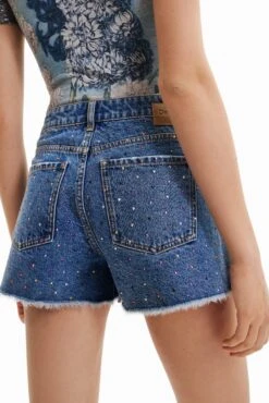 Desigual Maria - Short En Jean - Denim Medium Wash -Stradivarius Soldes b22a1fd70ee847f1a9e1222bfa275dd0