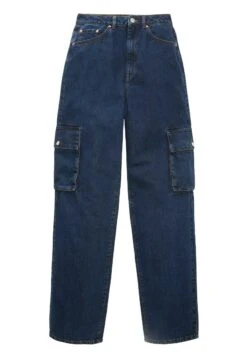 TOM TAILOR Denim Baggy - Jean Droit - Clean Dark Stone Blue Denim -Stradivarius Soldes b3086ac50327437491f98448b2ea8d8a
