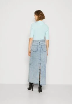 Gestuz Janice Long Skirt - Jupe Longue - Washed Mid Blue 10 Gestuz Janice Long Skirt - Jupe Longue - Washed Mid Blue -Stradivarius Soldes b48180fb3d8640c0a56be42db670cc02