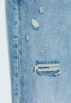Stradivarius Cropped - Jean Droit - Light Blue -Stradivarius Soldes b51efef84d994c6eb558ba8612ce0a7b