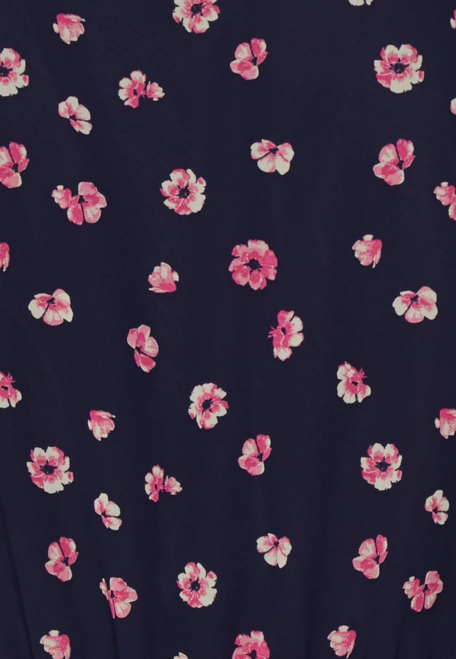 Anna Field V-Neck Sleeve Dress - Robe De Jour - Dark Blue/Pink 8 Anna Field V-Neck Sleeve Dress - Robe De Jour - Dark Blue/Pink – Image 6