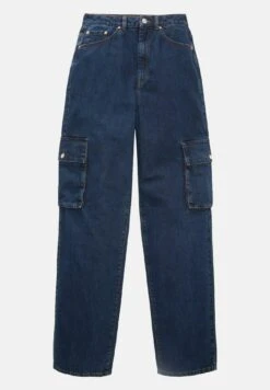 TOM TAILOR Denim Baggy - Jean Droit - Clean Dark Stone Blue Denim -Stradivarius Soldes b5a11ba832824f25b4cdb674470c1c08