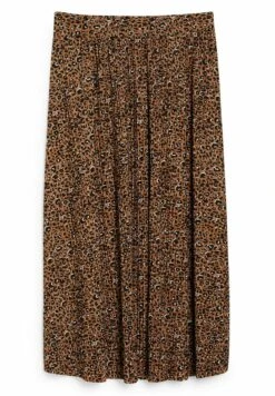 Jupe Plissée - Brown -Stradivarius Soldes b5aeb1b138fb49998d36e6c2cf1728f7