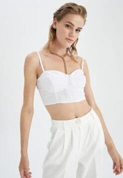 DeFacto Fitted - Débardeur - White