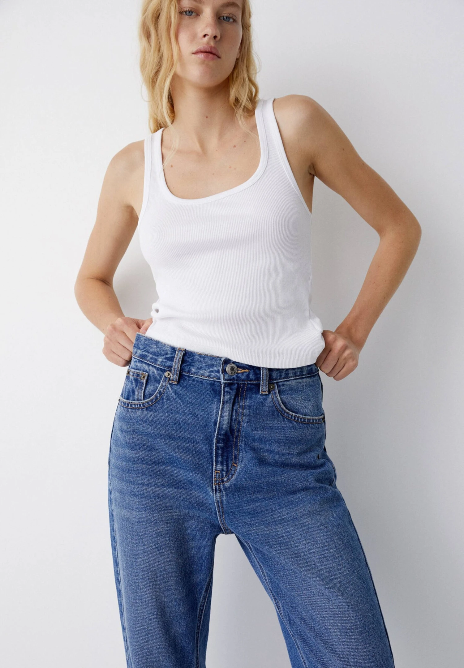 PULL & BEAR Jean Droit - Dark Blue 6 PULL & BEAR Jean Droit - Dark Blue – Image 4