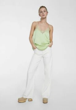 Stradivarius Trimmed - Débardeur - Green -Stradivarius Soldes b8b270b7472e4827b0d34dfd17f7b896