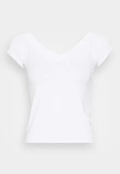 Pieces Pcmaliva V-Neck - T-Shirt Basique - Bright White -Stradivarius Soldes b8e494b80d9b45918607cf1b4792822c
