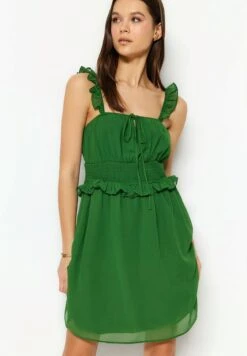 Trendyol Robe De Jour - Green -Stradivarius Soldes b96d856ae49644eb8476b195f9056a29