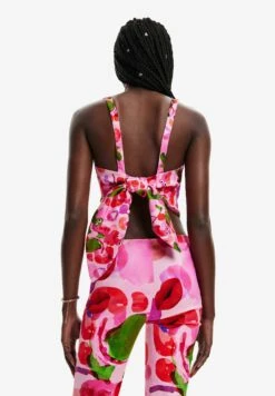 Desigual Designed By M. Christian Lacroix - Blouse - Red -Stradivarius Soldes bcd8ad0627a64a88ac03085aded1b53d