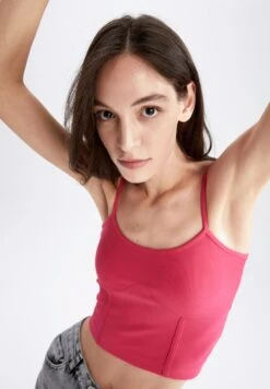 DeFacto Slim Fit - Débardeur - Pink 9 DeFacto Slim Fit - Débardeur - Pink -Stradivarius Soldes bda8cb682dea4b81bb546badd4bfa39d