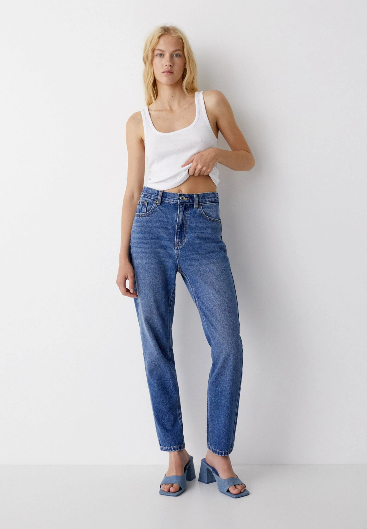 PULL & BEAR Jean Droit - Dark Blue 8 PULL & BEAR Jean Droit - Dark Blue – Image 6
