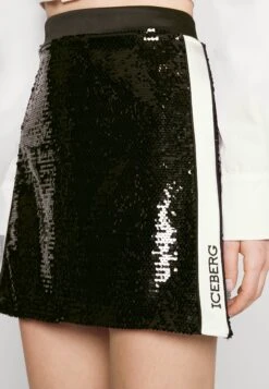 Iceberg Gonna Tessuto - Minijupe - Nero -Stradivarius Soldes bfd893c60aca46d6b9916c340b957fe8