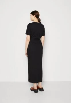 Selected Femme Slfessential Ankle Tee Dress - Robe Longue - Black -Stradivarius Soldes c013eb0a90ec42338984476e837a534e