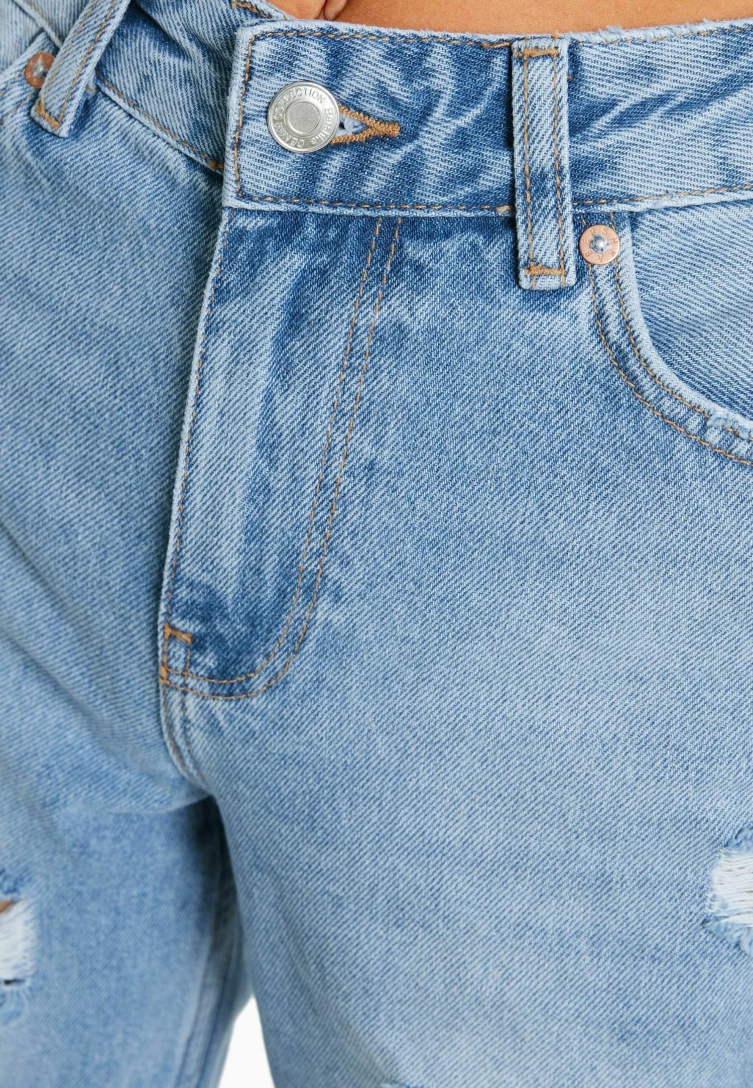 BERSHKA Jean Boyfriend - Lightblue Denim 6 BERSHKA Jean Boyfriend - Lightblue Denim – Image 4