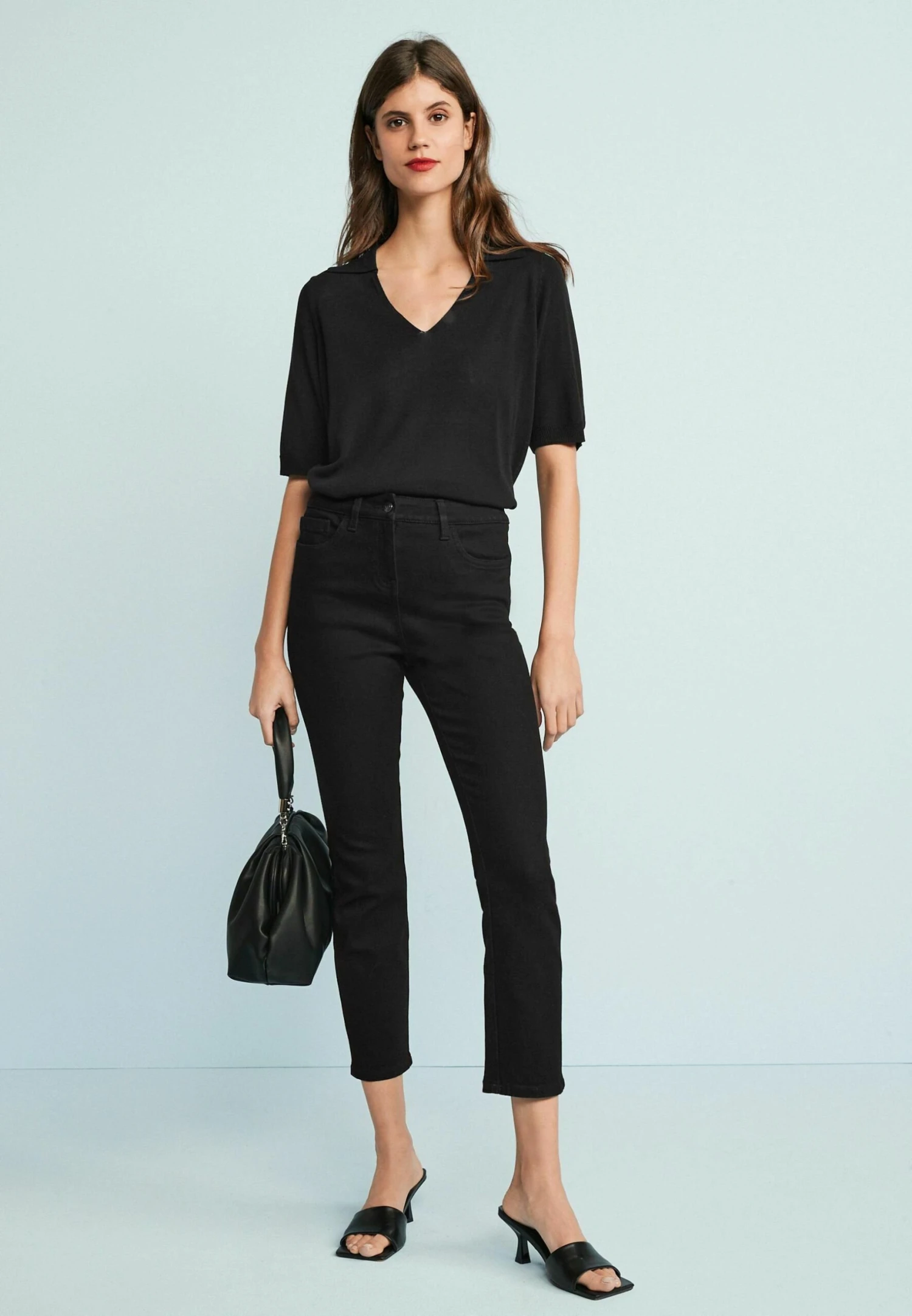 Next Cropped - Jean Droit - Black 4 Next Cropped - Jean Droit - Black – Image 2
