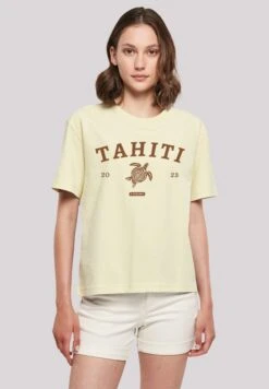 F4NT4STIC Tahiti - T-Shirt Imprimé - Softyellow